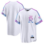 Choea KC.Royals White 2026 City Connect Limited Home Blank Player Stitched Jerseys