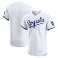 Choea KC.Royals White Alt Limited Elite Home Blank Player Stitched Jerseys