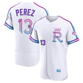 Choea KC.Royals #13 Salvador Perez Player White 2026 City Connect Limited Elite Home Stitched Jerseys
