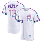 Choea KC.Royals #13 Salvador Perez Player White 2026 City Connect Limited Elite Home Stitched Jerseys