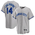 Choea KC.Royals #14 Jac Caglianone Player Gray Game Home Stitched Jerseys