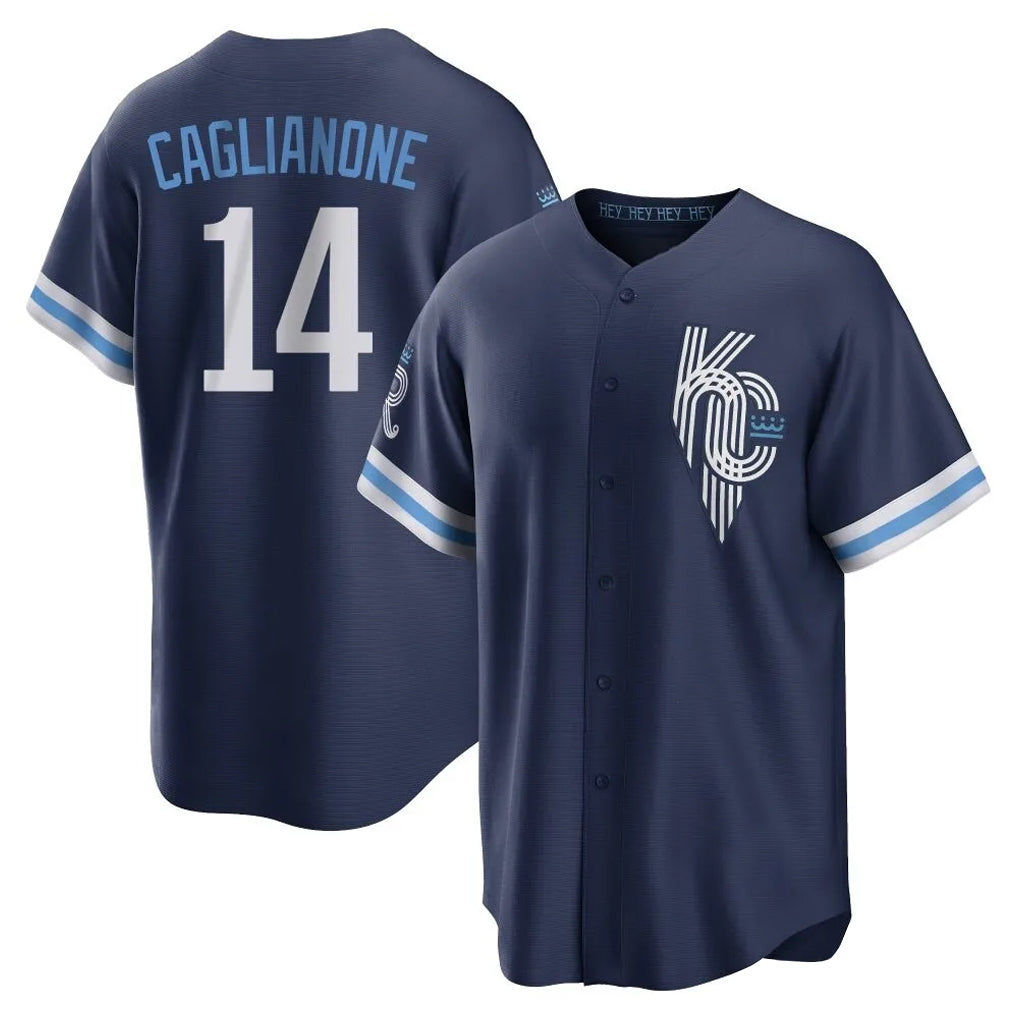 Choea KC.Royals #14 Jac Caglianone Player Navy City Connect Home Game Stitched Jerseys