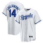 Choea KC.Royals #14 Jac Caglianone Player White Home Game Stitched Jerseys