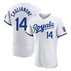 Choea KC.Royals #14 Jac Caglianone Player White Limited Elite Home Game Stitched Jerseys