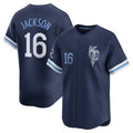 Choea KC.Royals #16 Bo Jackson Player Navy City Connect Limited Home Stitched Jerseys
