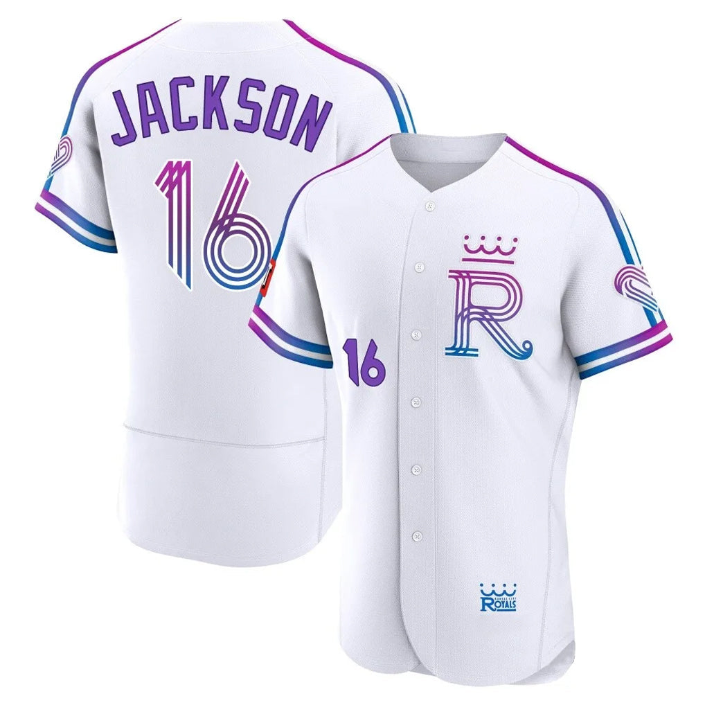 Choea KC.Royals #16 Bo Jackson Player White 2026 City Connect Limited Elite Home Stitched Jerseys