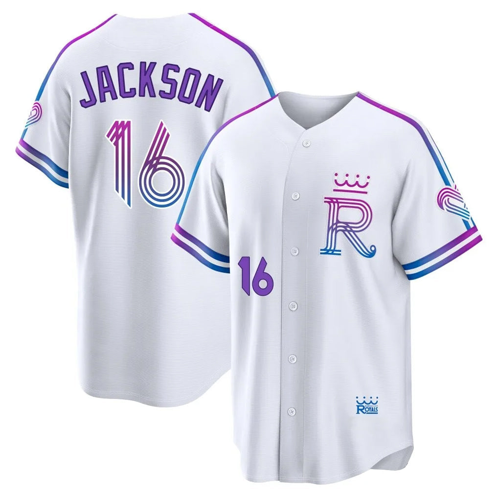 Choea KC.Royals #16 Bo Jackson Player White 2026 City Connect Limited Home Stitched Jerseys