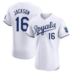 Choea KC.Royals #16 Bo Jackson Player White Alt Limited Elite Home Stitched Jerseys