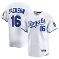 Choea KC.Royals #16 Bo Jackson Player White Alt Limited Home Stitched Jerseys