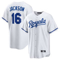 Choea KC.Royals #16 Bo Jackson Player White Home Game Stitched Jerseys