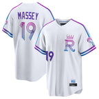 Choea KC.Royals #19 Michael Massey Player White 2026 City Connect Limited Home Stitched Jerseys
