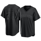 Choea KC.Royals #28 Kyle Isbel Player Black Fashion Game Stitched Jerseys