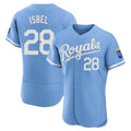 Choea KC.Royals #28 Kyle Isbel Player Light Blue Alt Limited Elite Home Stitched Jerseys