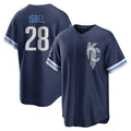 Choea KC.Royals #28 Kyle Isbel Player Navy City Connect Home Game Stitched Jerseys