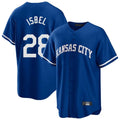 Choea KC.Royals #28 Kyle Isbel Player Royal Game Home Stitched Jerseys