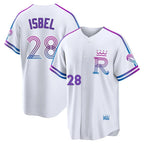 Choea KC.Royals #28 Kyle Isbel Player White 2026 City Connect Limited Home Stitched Jerseys