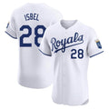 Choea KC.Royals #28 Kyle Isbel Player White Alt Limited Elite Home Stitched Jerseys