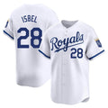 Choea KC.Royals #28 Kyle Isbel Player White Alt Limited Home Stitched Jerseys