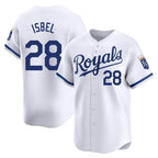 Choea KC.Royals #28 Kyle Isbel Player White Alt Limited Home Stitched Jerseys