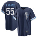 Choea KC.Royals #55 Cole Ragans Player Navy City Connect Home Game Stitched Jerseys