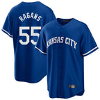 Choea KC.Royals #55 Cole Ragans Player Royal Game Home Stitched Jerseys