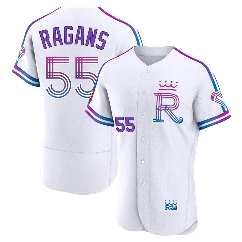 Choea KC.Royals #55 Cole Ragans Player White 2026 City Connect Limited Elite Home Stitched Jerseys