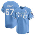 Choea KC.Royals #67 Seth Lugo Player Light Blue Alt Limited Home Stitched Jerseys
