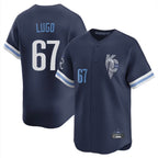 Choea KC.Royals #67 Seth Lugo Player Navy City Connect Limited Home Stitched Jerseys