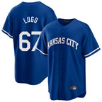 Choea KC.Royals #67 Seth Lugo Player Royal Game Home Stitched Jerseys