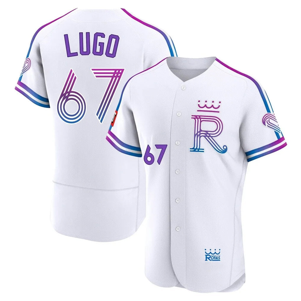 Choea KC.Royals #67 Seth Lugo Player White 2026 City Connect Limited Elite Home Stitched Jerseys