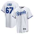 Choea KC.Royals #67 Seth Lugo Player White Home Game Stitched Jerseys