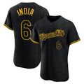 Choea KC.Royals #6 Jonathan India Player Black Snake Skin City Limited Elite Stitched Jerseys