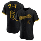 Choea KC.Royals #6 Jonathan India Player Black Snake Skin City Limited Elite Stitched Jerseys