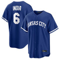 Choea KC.Royals #6 Jonathan India Player Royal Game Home Stitched Jerseys
