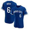 Choea KC.Royals #6 Jonathan India Player Royal Limited Elite Home Stitched Jerseys