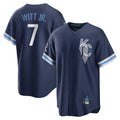 Choea KC.Royals #7 Bobby Witt Jr. Player Navy City Connect Home Game Stitched Jerseys