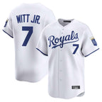 Choea KC.Royals #7 Bobby Witt Jr. Player White Alt Limited Home Stitched Jerseys