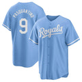Choea KC.Royals #9 Vinnie Pasquantino Player Light Blue Home Game Stitched Jerseys