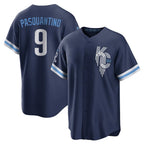 Choea KC.Royals #9 Vinnie Pasquantino Player Navy City Connect Home Game Stitched Jerseys