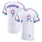 Choea KC.Royals #9 Vinnie Pasquantino Player White 2026 City Connect Limited Elite Home Stitched Jerseys