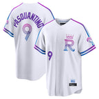 Choea KC.Royals #9 Vinnie Pasquantino Player White 2026 City Connect Limited Home Stitched Jerseys