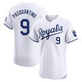 Choea KC.Royals #9 Vinnie Pasquantino Player White Alt Limited Elite Home Stitched Jerseys