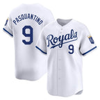 Choea KC.Royals #9 Vinnie Pasquantino Player White Alt Limited Home Stitched Jerseys