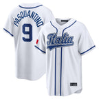 Choea KC.Royals #9 Vinnie Pasquantino Player White Italy 2026 WBC Classic Home Stitched Jerseys