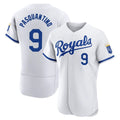 Choea KC.Royals #9 Vinnie Pasquantino Player White Limited Elite Home Game Stitched Jerseys