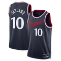 Choea LA.Clippers #10 Darius Garland Navy Swingman Stitched Jerseys- Icon Edition
