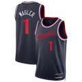 Choea LA.Clippers #1 Keaton Wagler Navy Swingman Stitched Jerseys - Icon Edition