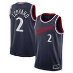 Choea LA.Clippers #2 Kawhi Leonard Navy 2024-2025 Swingman Stitched Jerseys - Icon Edition