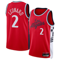 Choea LA.Clippers #2 Kawhi Leonard Red 2024-2025 Swingman Stitched Jerseys - Statement Edition
