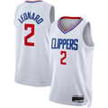 Choea LA.Clippers #2 Kawhi Leonard White Swingman Stitched Jerseys - Association Edition